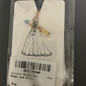 Cute A necklace with blue charm